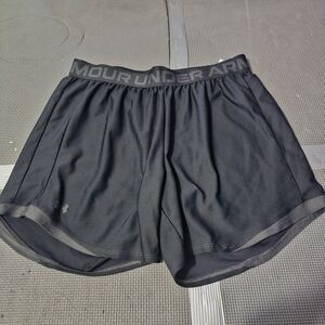 Black And Grey Under Armour Shorts